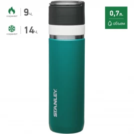 Термокружка STANLEY CERAMIVAC 0,7L 10-03108-010 бирюзовый Термокружка STANLEY CERAMIVAC 0,7L 10-03108-010 бирюзовый
