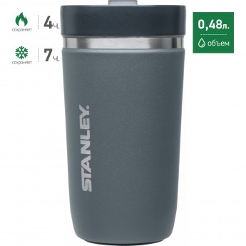 Термостакан STANLEY CERAMIVAC 0,48L 10-03110-008 серый